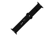 Smartwatch - Accessories - FIXED Silikonrem SET för Apple Watch 42/44/45mm Svart - FIXSST2-434-BK