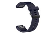 Smartwatch - Accessories - FIXED Silikonrem för Garmin QuickFit 20 mm Mörkblå - FIXSST-QF20MM-BL