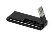USB Hub - Vivanco IT-USBHUB4SL USB Hub - USB 2.0 - 4 porte - Svart - 4008928366600