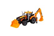 Leksaksbil - Cavallino Toys Cavallino Tractor with Loader and Excavator Yellow Scale 1:32 - 1242FM04
