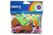 Konst- och hantverksmaterial - Haza Witbaard Foam stickers Animals 64 pcs. - 192300