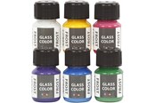 Kreativa spel - Creativ Company Glass Color Frost Glass Paint Color 6x30ml - 31760