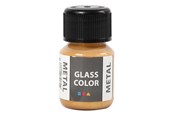 Kreativa spel - Creativ Company Glass Color Metal Paint - Gold 30ml - 31774