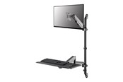 Monitorfäste - Neomounts WL90-325BL1 mounting kit - sit-stand workstation - for LCD display / keyboard / mouse - black - WL90-325BL1