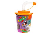 Leksaker - LG-Imports Cup with Lid and Straw Space 12pcs. - 8175