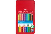 Skriv- och ritverktyg - Faber-Castell Col.pencil Colour Grip tin/12x - 112413