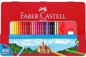 Kreativa spel - Faber-Castell Colour pencils hexagonal tin 48x - 115888
