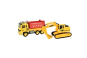 Leksaksbil - Toi-Toys Cars & Trucks Dump Truck with Excavator - 24069A