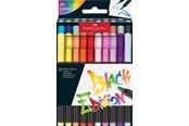 Skriv- och ritverktyg - Faber-Castell Brush pen Black Edition set 20x - 116452