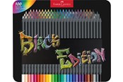 Skriv- och ritverktyg - Faber-Castell Colour Pencils Black Edition tin 100x - 116490