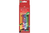 Skriv- och ritverktyg - Faber-Castell Colour pencils erasable Grip set 10x - 116613