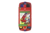 Kreativa spel - Faber-Castell Connector paint box 12 colours red - 125030