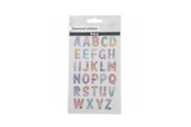 Kreativa spel - Creativ Company Diamond Stickers Alphabet 1 Sheet - 284035