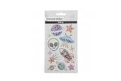 Kreativa spel - Creativ Company Diamond Stickers Space 1 Sheet - 284037