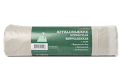 Trädgårdsredskap - G.Funder Garbage bags with drawstring closure 100 liters 10 bags per roll clear plastic - heavy-duty quality - 5701137101008