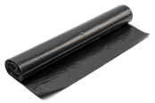 Trädgårdsredskap - G.Funder Black garbage bags 120 liters 10 bags per roll - standard quality - 5701137010027