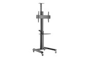 Väggfäste, AV-Möbel - Gembird TVS-70T-02 cart - for TV - black - Max 70 kg - recommended for 70" - TVS-70T-02