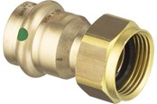 Tryckrör och kopplingar - Viega sanpress connection screw fitting 18 mm x 3/4" gunmetal - 283391