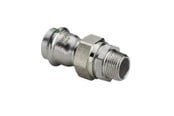 Tryckrör och kopplingar - Viega sanpress inox adapter union 15 x 1/2" - 438258