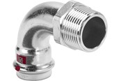 Tryckrör och kopplingar - Viega Prestabo adapter elbow 90° 15 x 1/2" - 558413