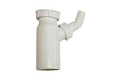 Handfat - Viega PP connection pipe Ø50 mm x 1 1/2" for sink with plug White. - 144173