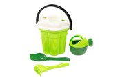 Utomhuslek - Cavallino Toys Cavallino Safari XL Classic Bucket Set with Watering Can Green 4 pcs. - 9509SF01
