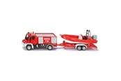 Leksaksbil - SIKU Unimog Fire Engine With Boat - 313-1636