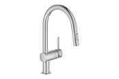 Mixerkranar och beslag - Grohe Minta Kitchen faucet with pull-out C-spout Supersteel - 32321DC2