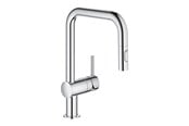 Mixerkranar och beslag - Grohe Minta Kitchen faucet with pull-out U-spout Chrome - 32322002