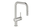 Mixerkranar och beslag - Grohe Minta Kitchen faucet with pull-out U-spout Supersteel - 32322DC2