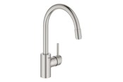 Mixerkranar och beslag - Grohe Concetto Kitchen faucet with pull-out C-spout Supersteel - 32663DC3