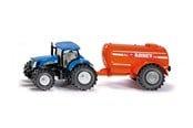 Leksaksbil - SIKU 1:50 Traktor m. Enaxlad sugtank - 313-1945