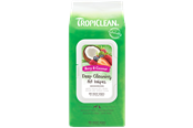 Hundar - Tropiclean Deep Cleaning Pet Wipes Berry & Coconut (100-Pack) - 61810