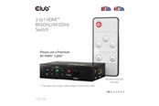 Video Switch - Club 3D CSV-1381 - video/audio switch - 3-to-1 8K 60 Hz/4K 120 Hz - 4 ports - CSV-1381
