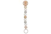 Babyleksaker - Goki Wooden Pacifier Chain Star Blue - 65238