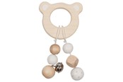 Babyleksaker - Goki Wooden Gripping Ring Bear - 65212
