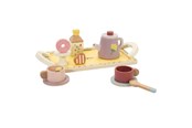 Lekkök och tillbehör - Classic World Wooden Tea Set Grace with Tray 14 pcs. - 50577