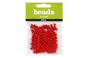 Kreativa spel - Creativ Company Wooden Beads Red 150pcs. - 570394