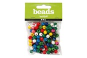 Kreativa spel - Creativ Company Wooden Beads Various Colors 150pcs. - 570599
