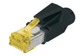 Nätverkskabel - DIGITUS ASSMANN network connector - Svart - A-MO6A 8/8 HRS