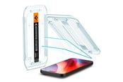 Mobiltelefontillbehör-Skyddsfilm - Spigen Glass tR EZ Fit 2 Pack - transparency - iPhone 17/17 Pro/16 Pro - AGL07928