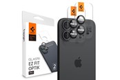 Mobiltelefontillbehör-Skyddsfilm - Spigen Glass tR EZ Fit Optik Pro 2 Pack - black - iPhone 17/16 / 16 Plus - AGL07921
