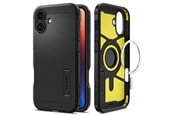 Mobile - Covers & Cases - Spigen Tough Armor MagSafe - black - iPhone 16 Plus - ACS08085
