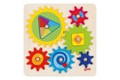 Träleksaker - Goki Wooden Gears Puzzle 10 pcs. - 58428