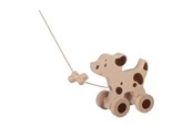 Babyleksaker - Goki Wooden Pull Animal Dog - 54863