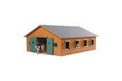 Träleksaker - Kids Globe Horse stable with 7 boxes 1:24 - 610595