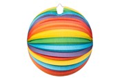 Leksaker - Globos Paper Lantern Round Rainbow 25cm - 6285