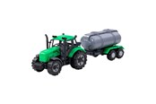 Leksaksbil - Cavallino Toys Cavallino Tractor with Tank Truck Green Scale 1:3 - 1276FM04