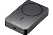 PowerBank - Sandberg Mag Wireless Powerbank 10000 mAh PowerBank - Grey - 10000 mAh - 420-97