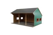 Träleksaker - Kids Globe Agricultural Shed for 3 Vehicles 1:16 - 610260